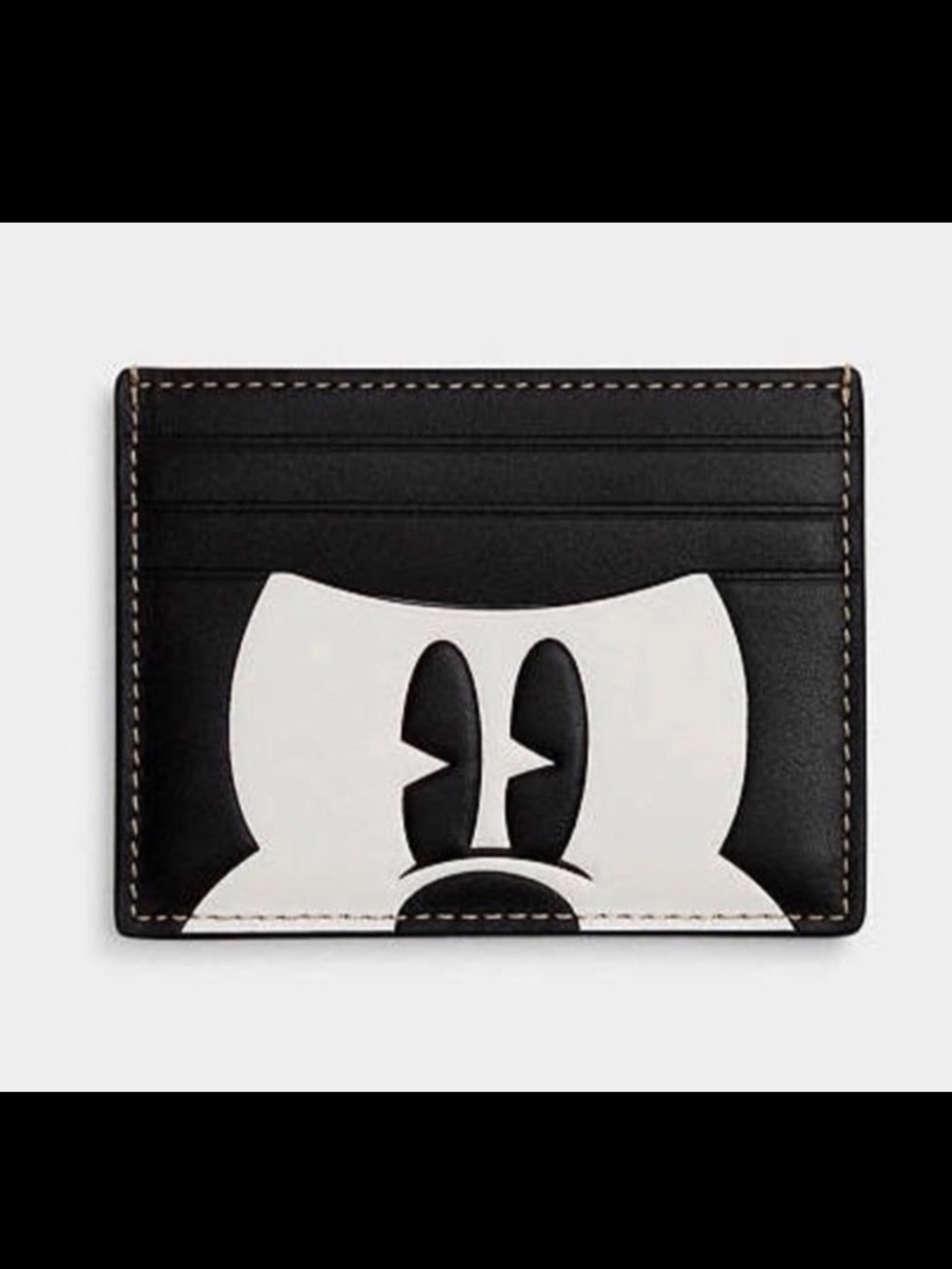 Disney X Coach Slim Id Card Case With Mickey